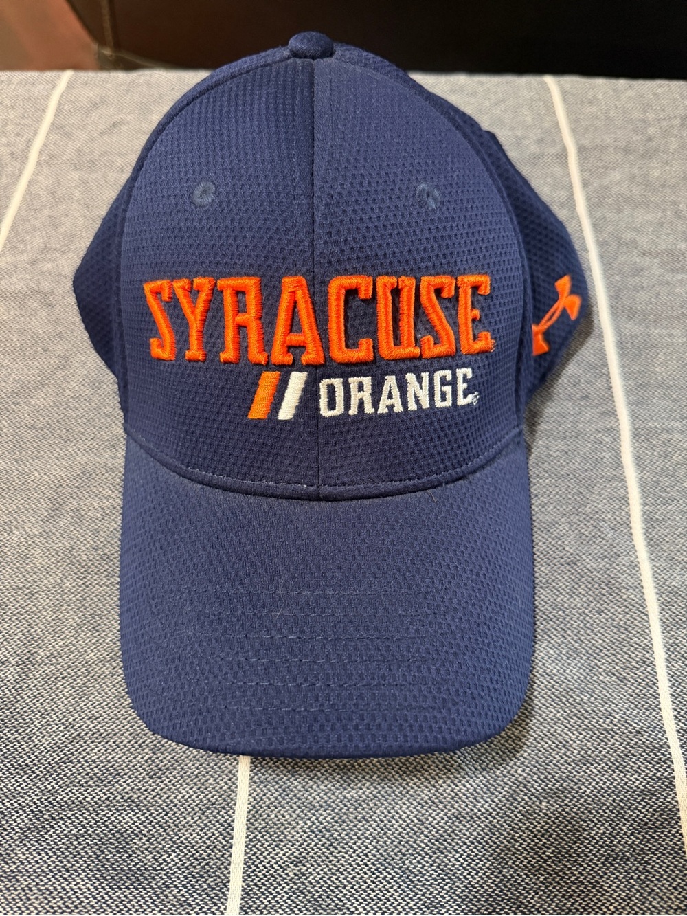 Under Armour Syracuse Orange NCAA Hat Navy S/M Embroidered Baseball Cap